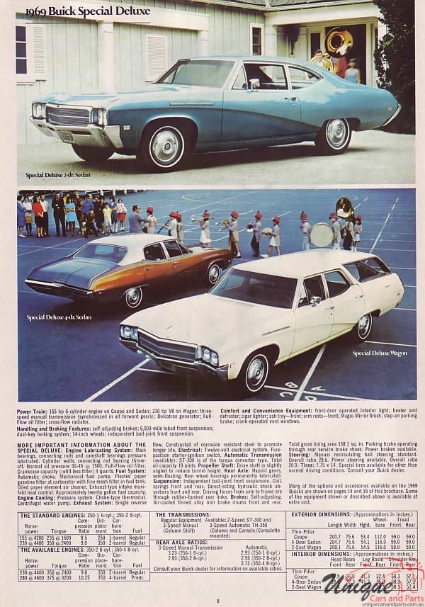 1969 Buick Car Brochure Page 3